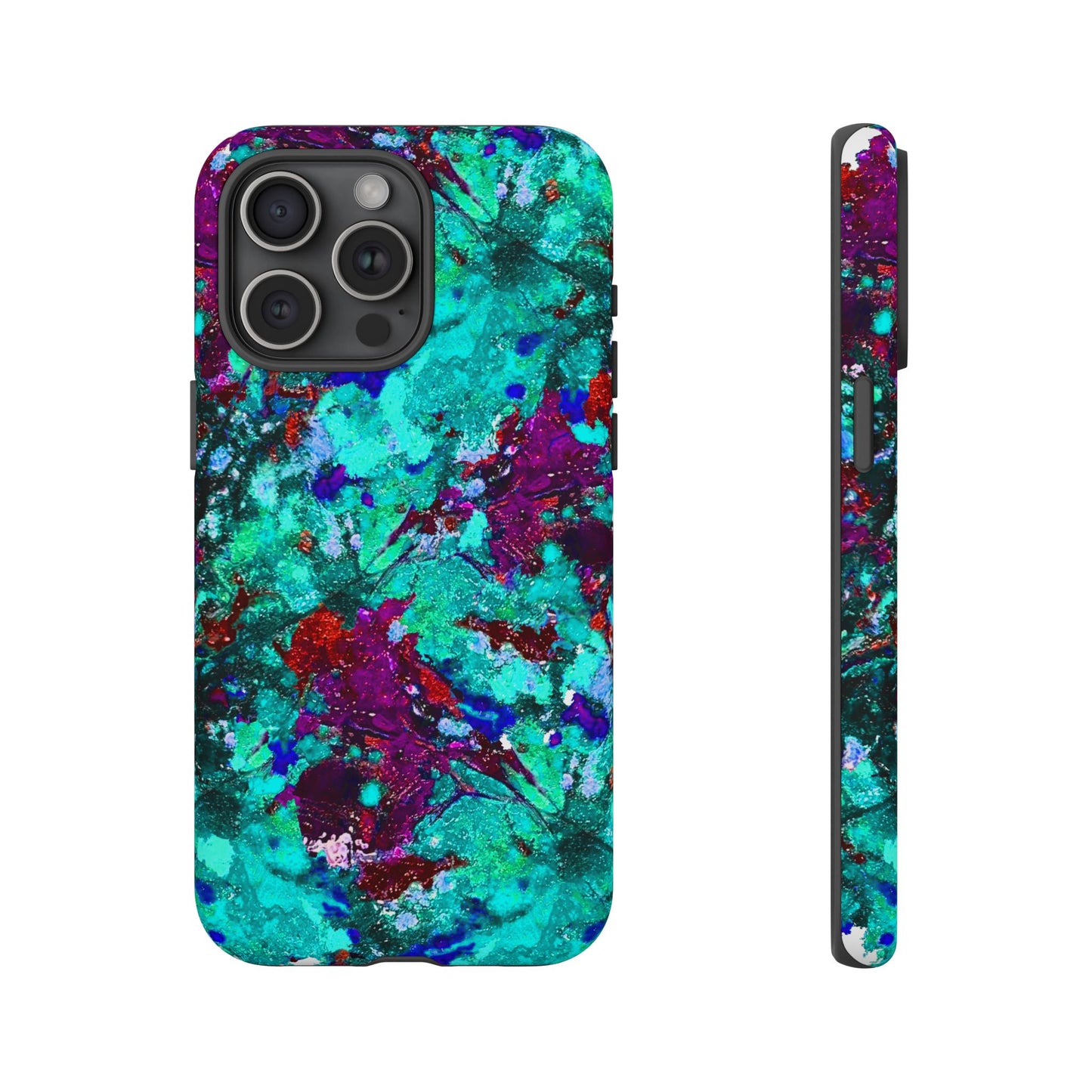 Funda de móvil FLOR AZUL