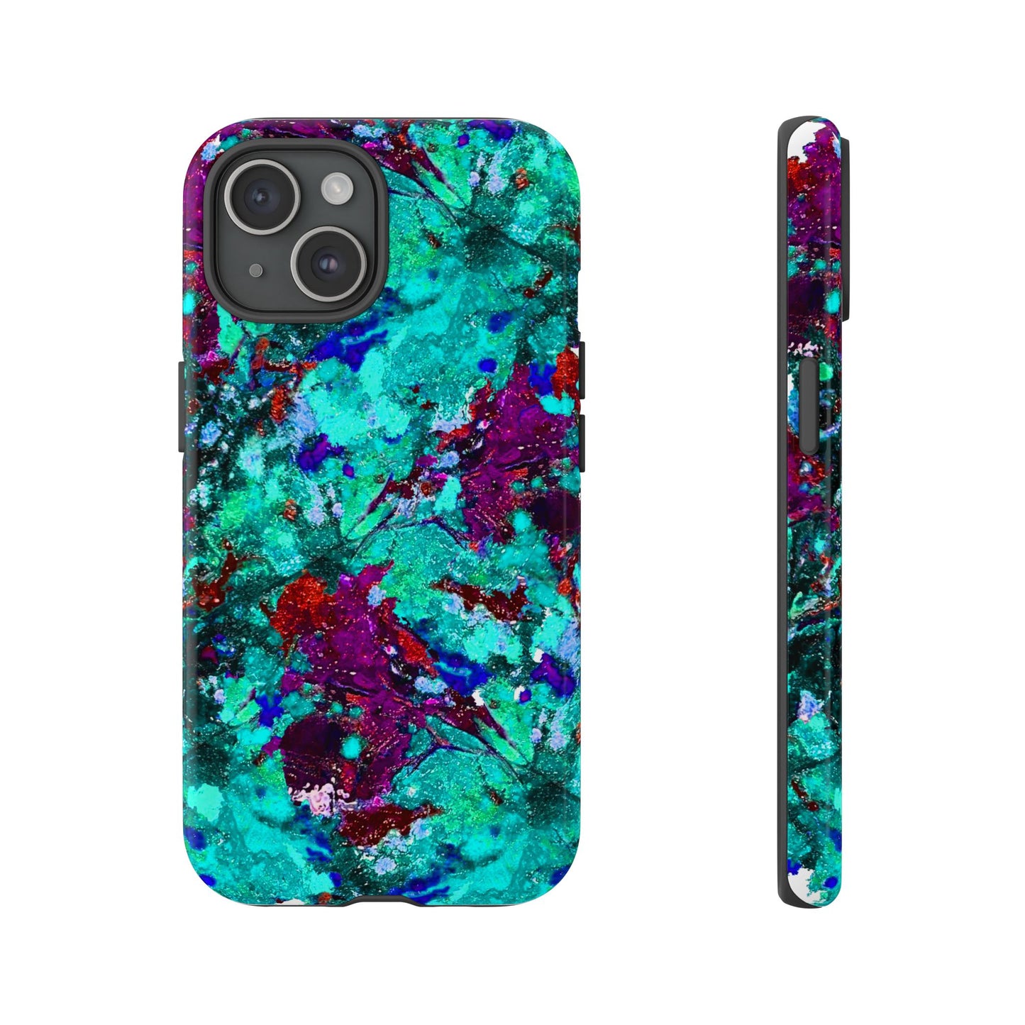 Funda de móvil FLOR AZUL