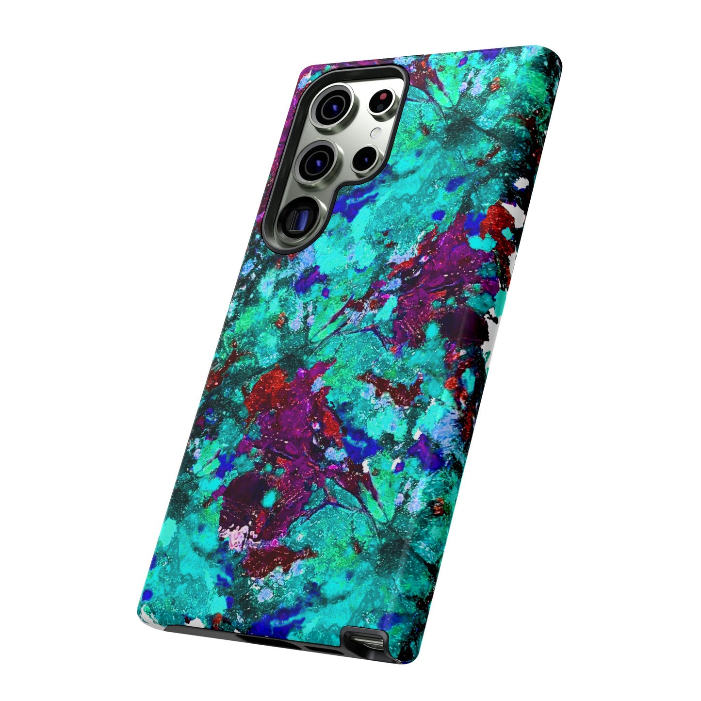 Funda de móvil FLOR AZUL