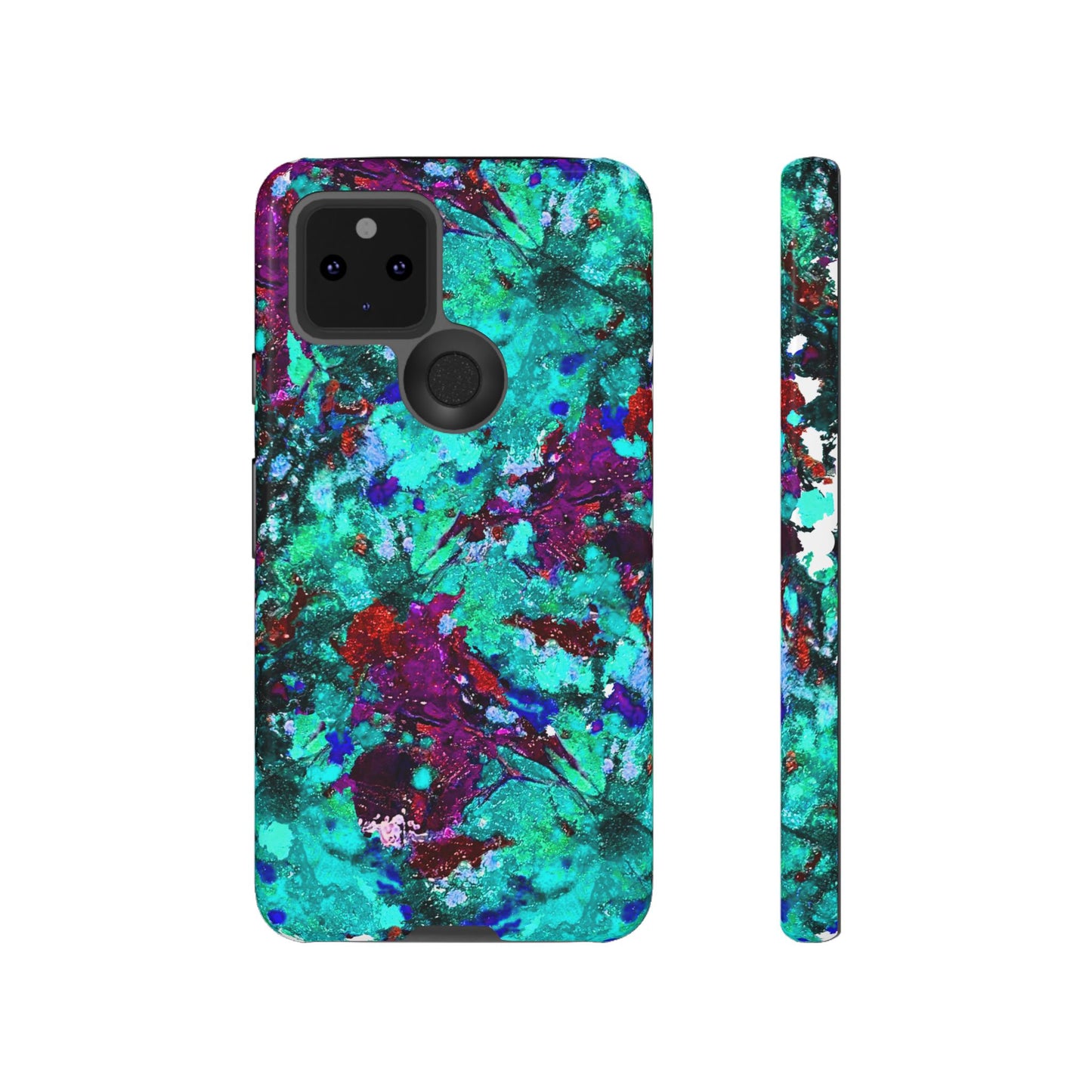 Funda de móvil FLOR AZUL