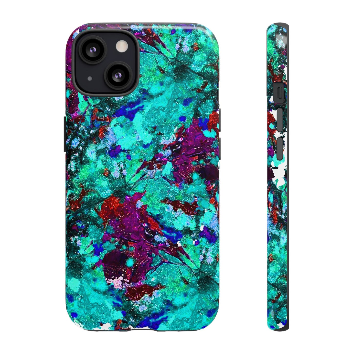 Funda de móvil FLOR AZUL