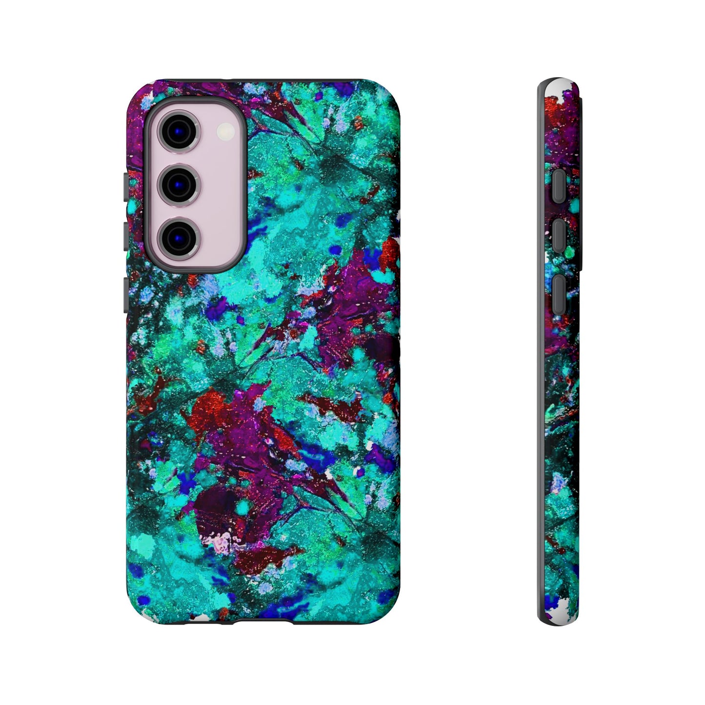 Funda de móvil FLOR AZUL