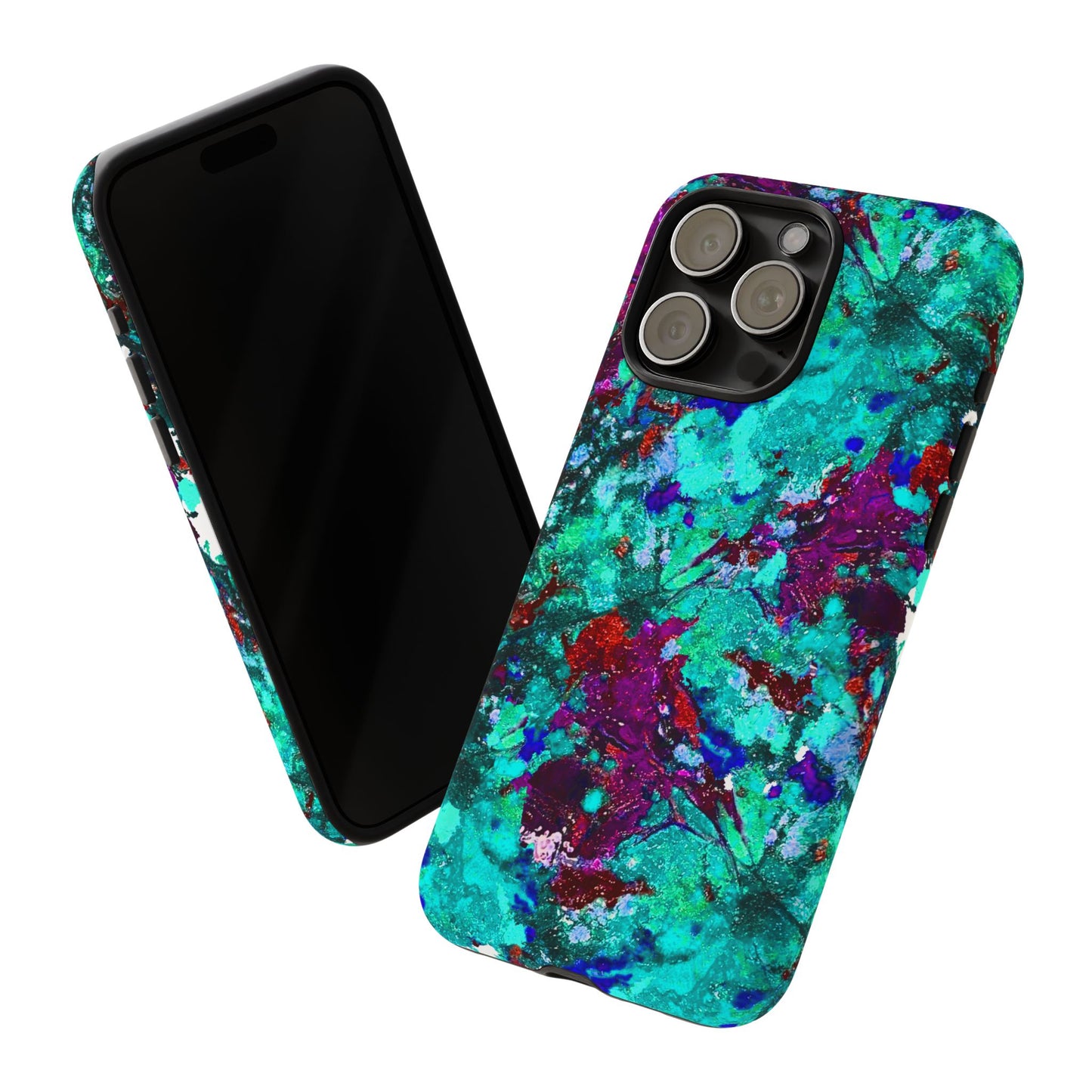 Funda de móvil FLOR AZUL