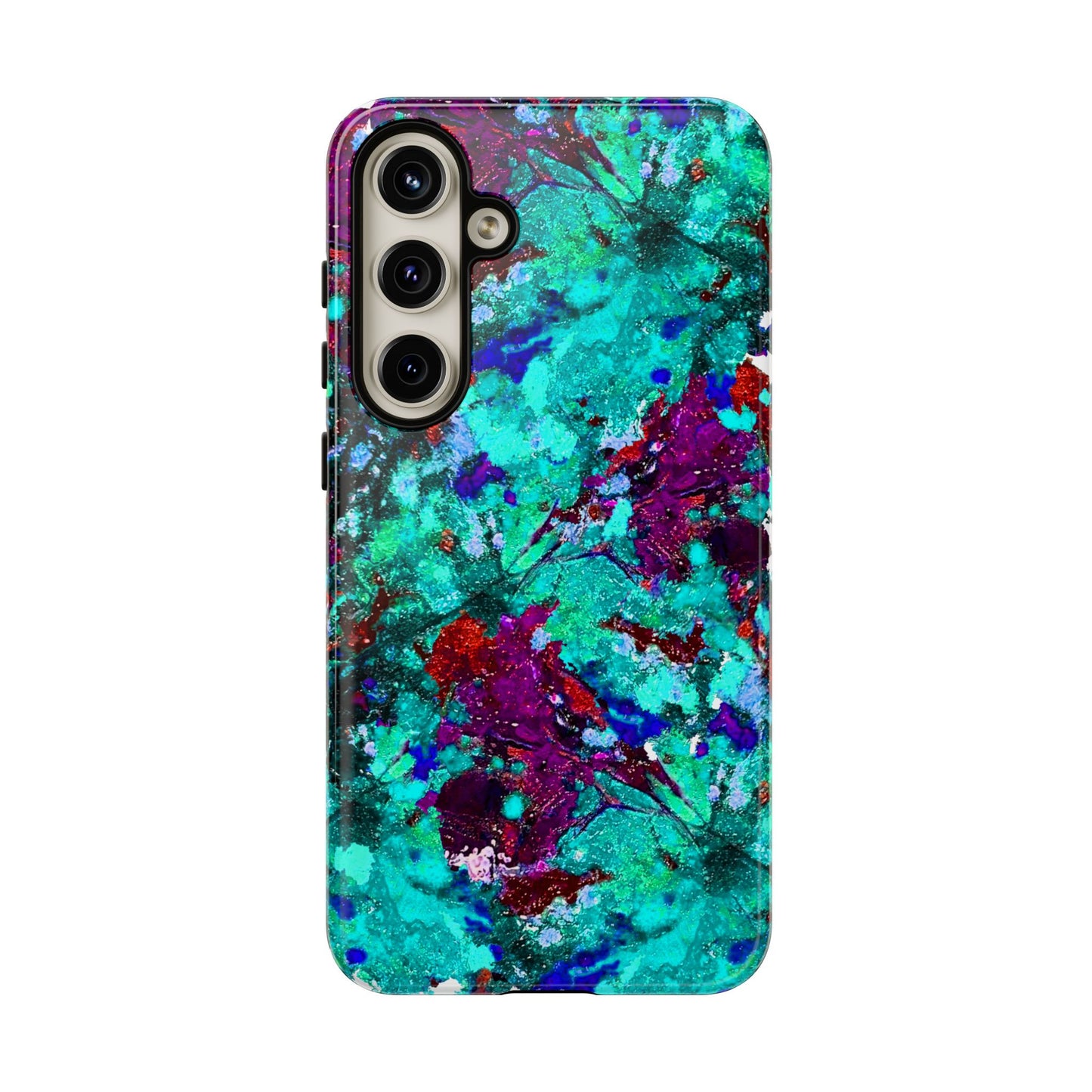 Funda de móvil FLOR AZUL