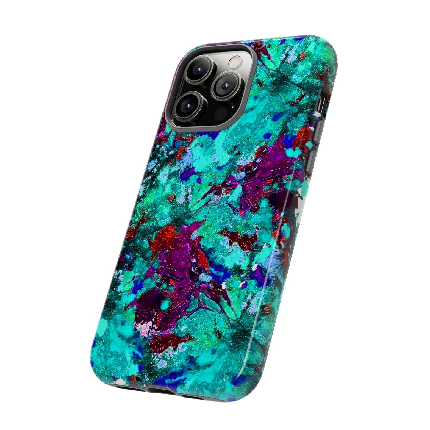 Funda de móvil FLOR AZUL