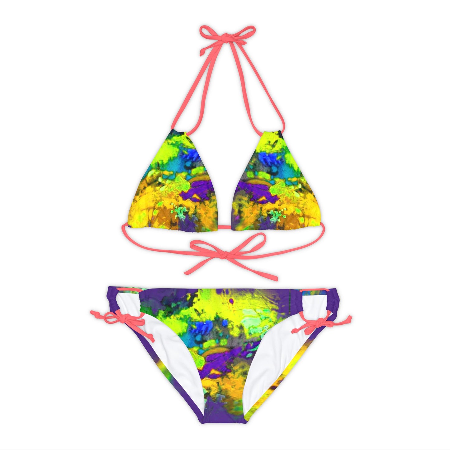 Bikini estampado artístico. ACIDEZ