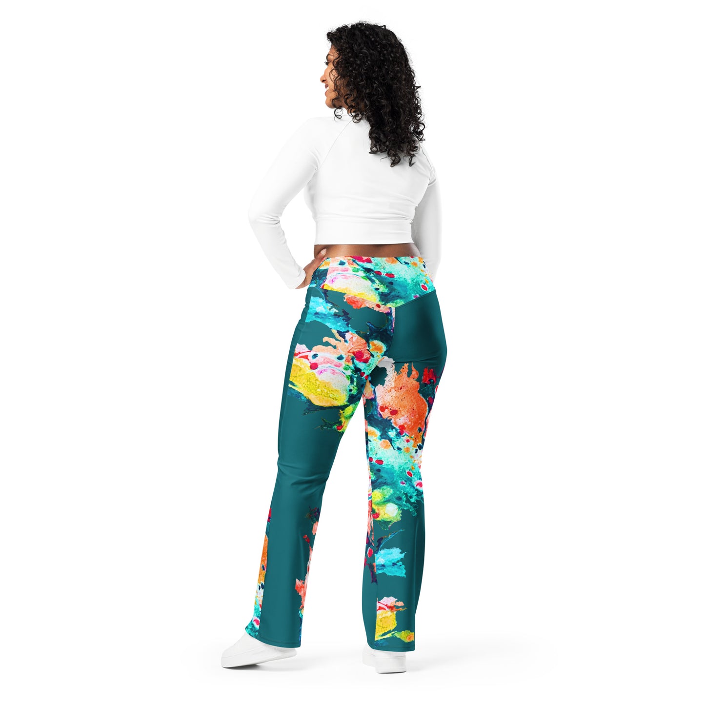 Leggings acampanados AQUA.