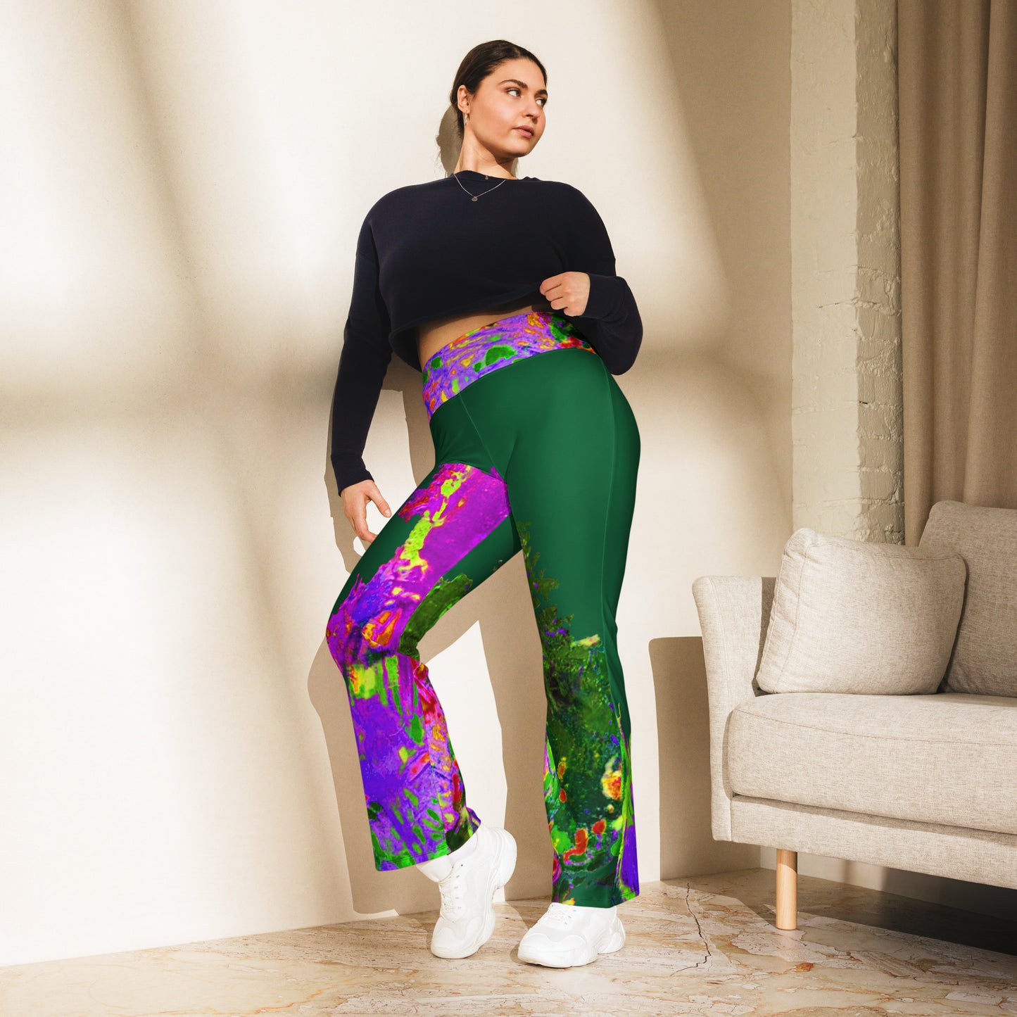 Leggins acampanados FLOR SALVAJE