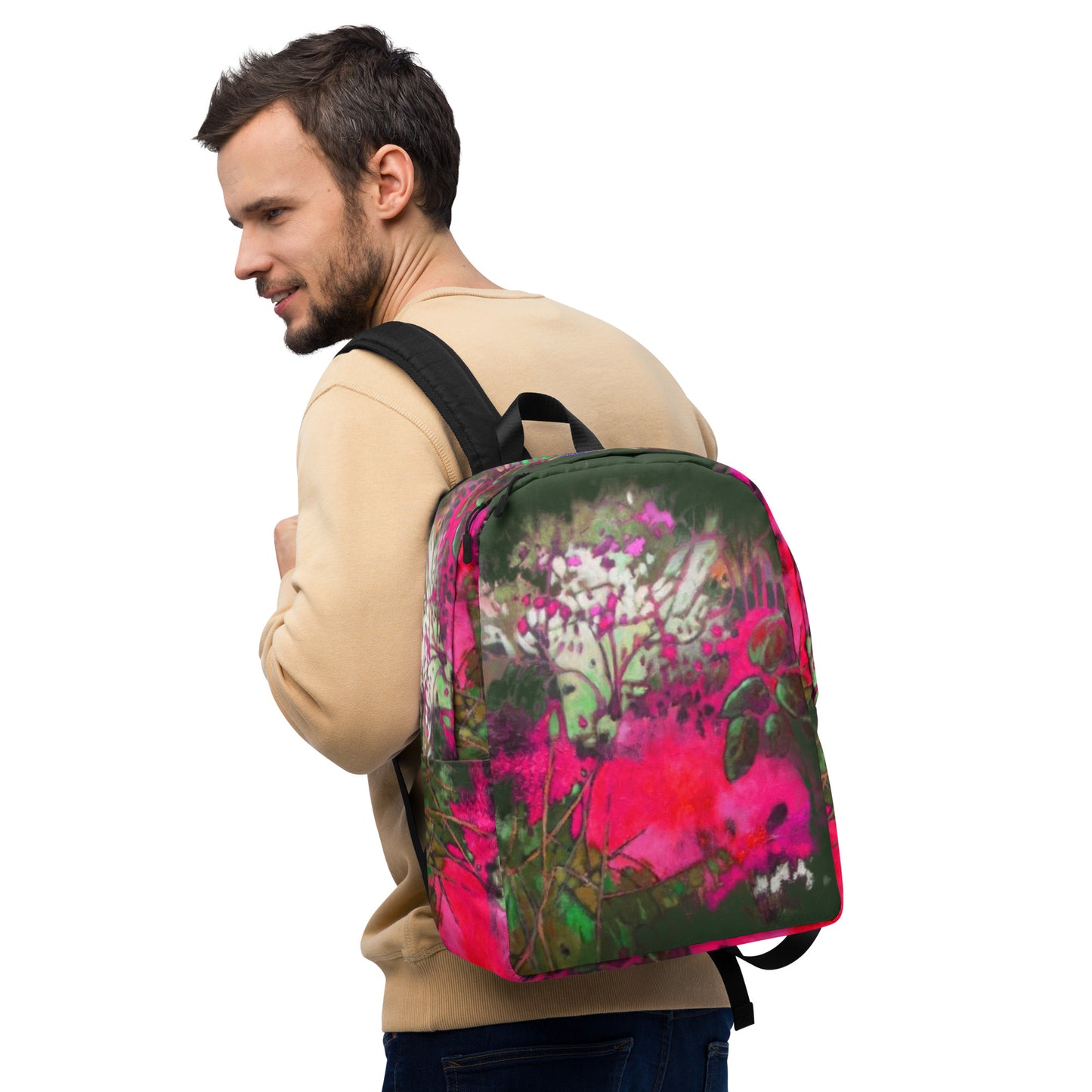 Mochila JARDIN ROJO