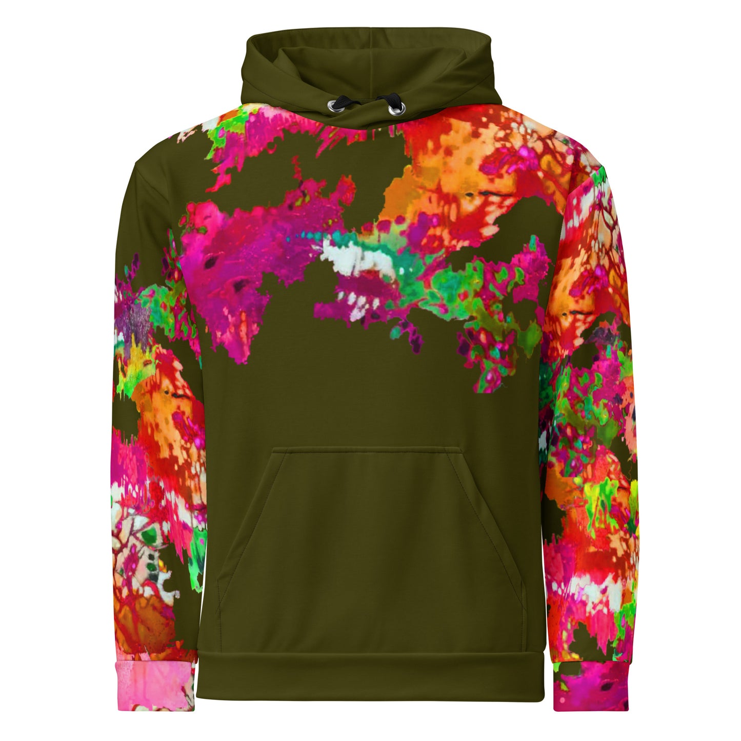 Sudadera con capucha JARDIN ROSADO