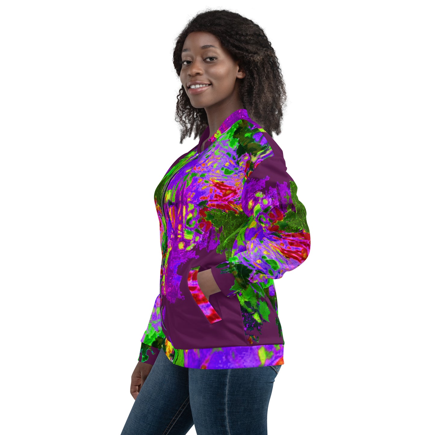 Chaqueta Bomber FLOR SALVAJE