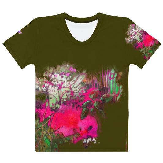 Camiseta manga corta JARDIN ROJO