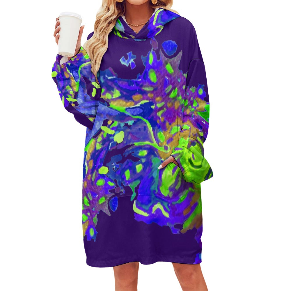 Sudadera vestido MAR DE NOCHE