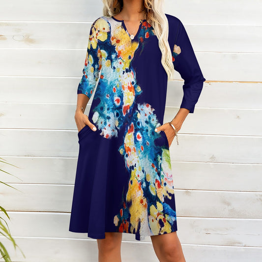 Vestido manga larga BARCELONA