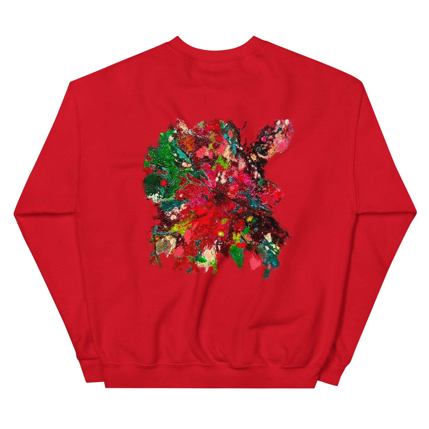 Sudadera FLOR  ROJA