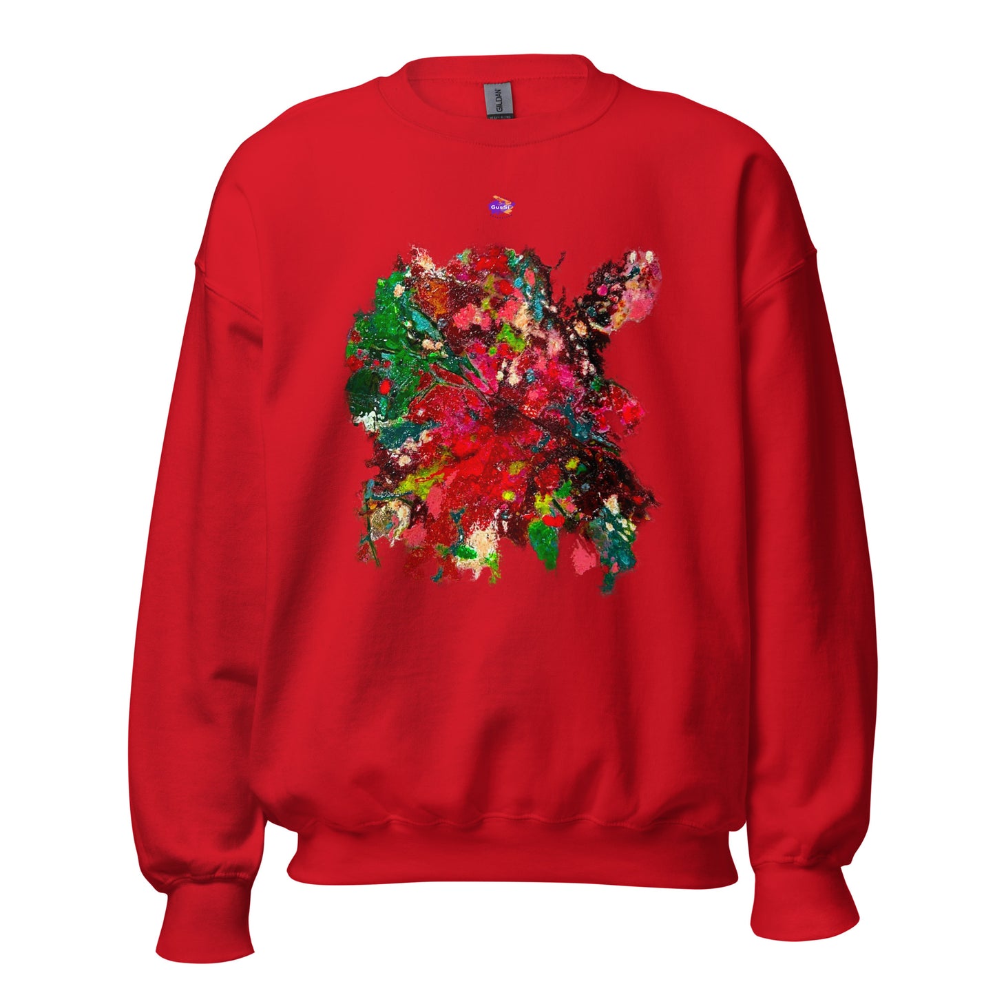 Sudadera FLOR  ROJA