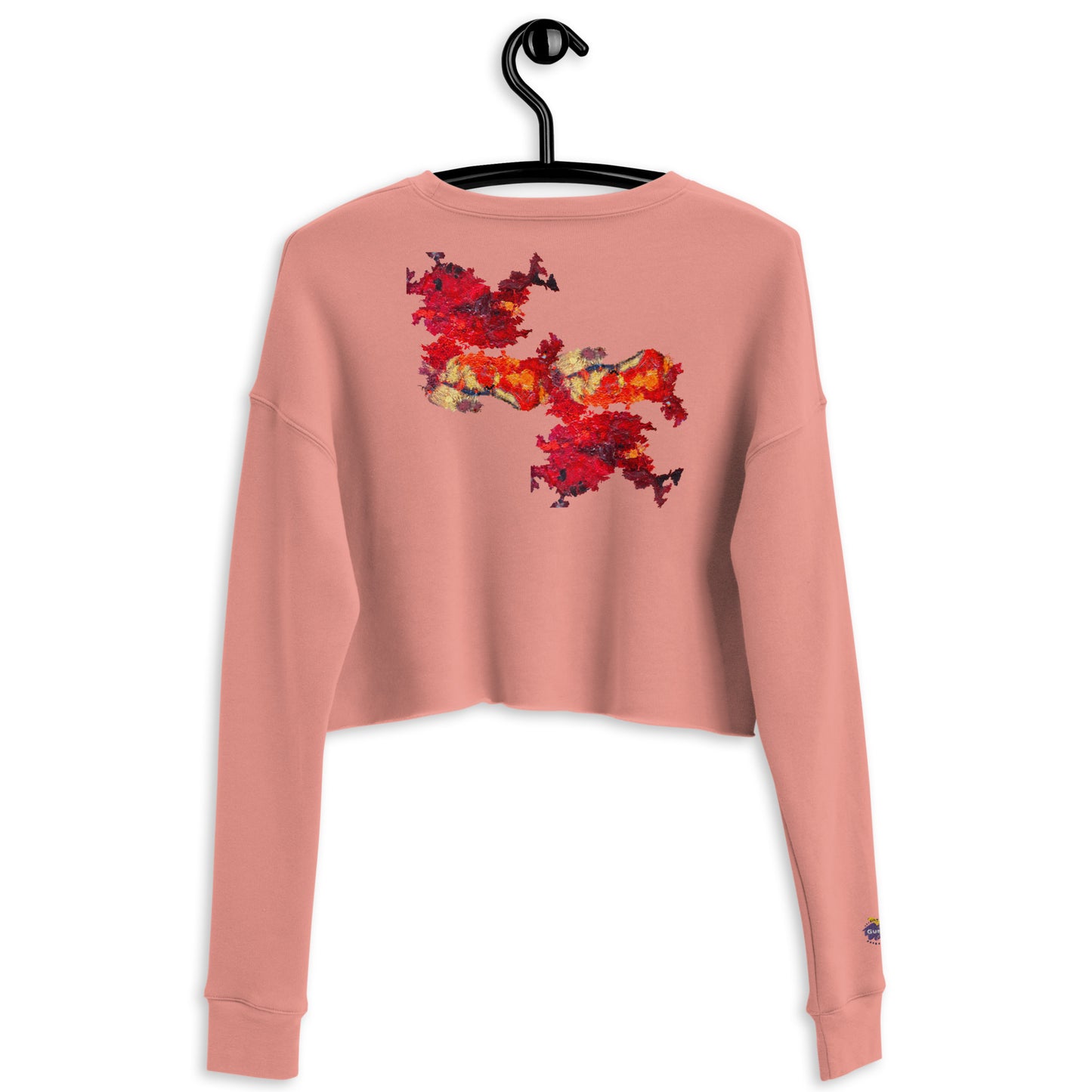 Sudadera corta FLOR DE FUEGO.