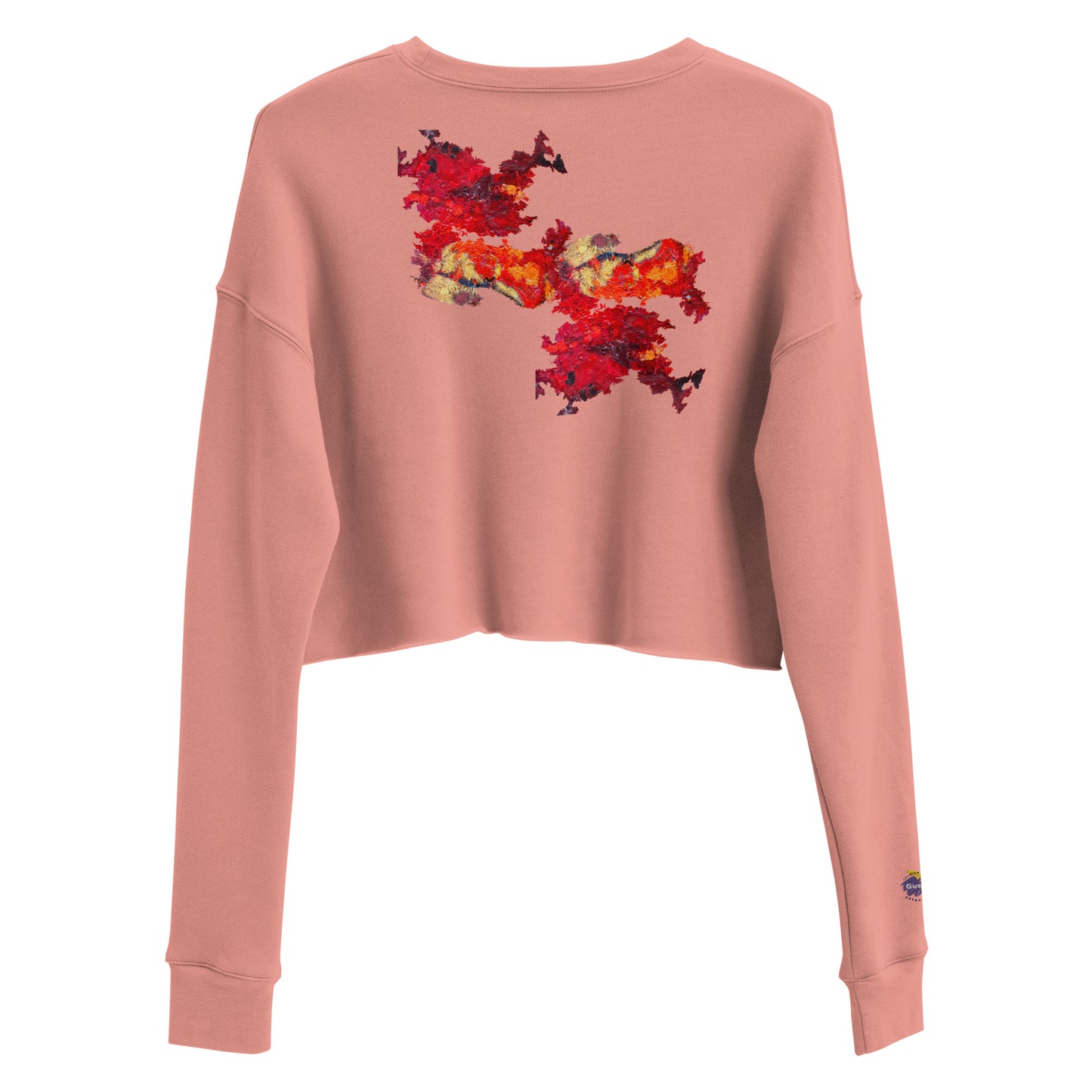 Sudadera corta FLOR DE FUEGO.